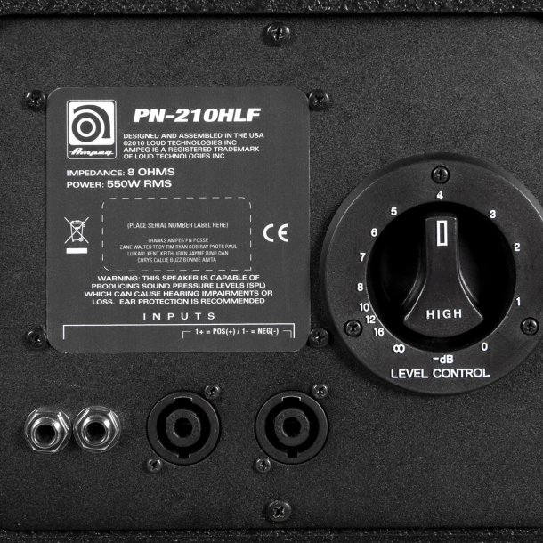 Ampeg PN-210HLF Bass Cabinet